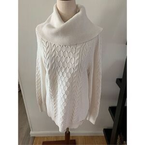 Michael Kors white oversize sweater size s